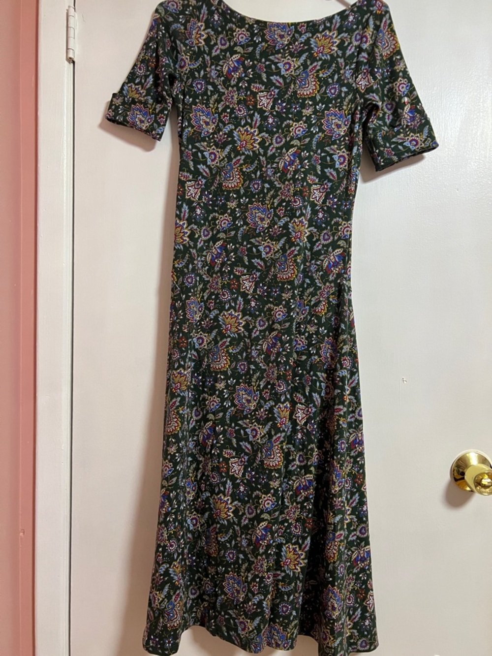 Lauren Ralph Lauren Floral Paisley Midi Dress (Small)